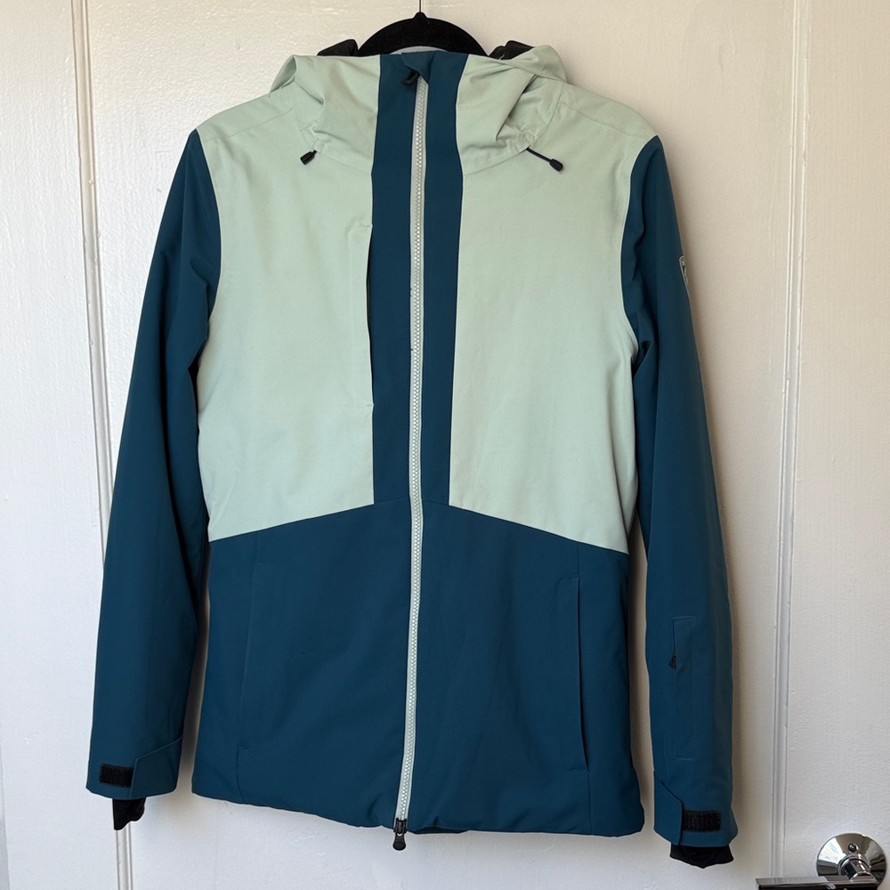 Rossignol Teal and Light Mint Two-Tone Ski Jacket